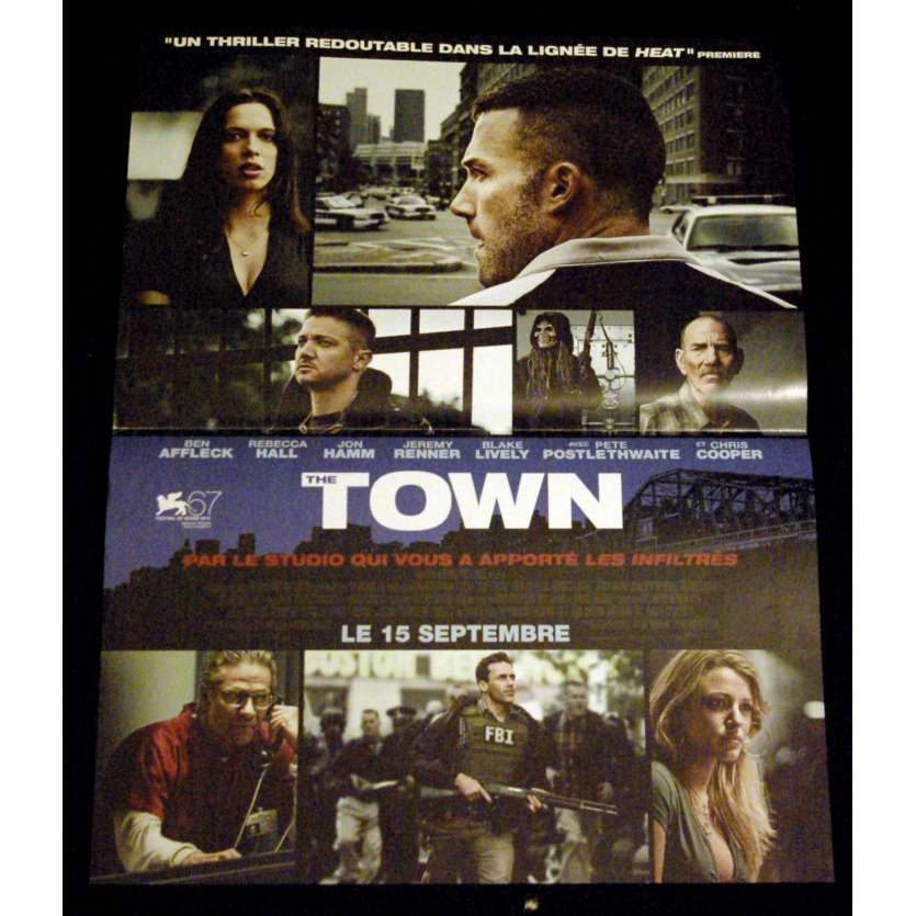 THE TOWN Affiche de film 40x60 - 2010 - Jon Hamm , Ben Affleck