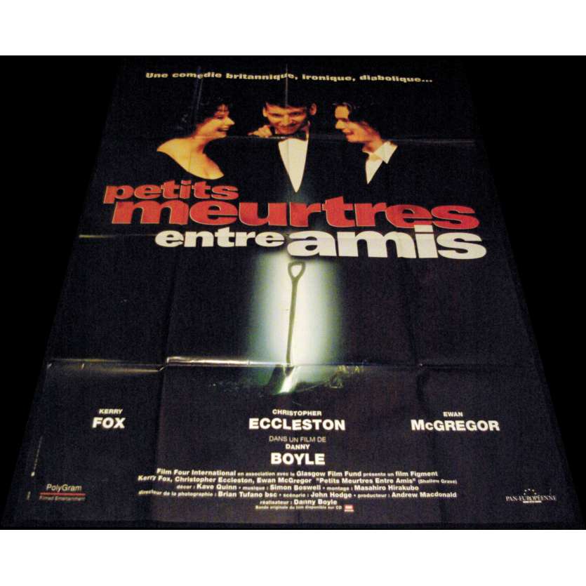 PETITS MEURTRES ENTRE AMIS Affiche de film 120x160 - 1994 - Ewan McGregor, Danny Boyle