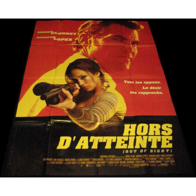 OUT OF SIGHT French Movie Poster 47x63- 1998 - Steven Soderbergh, George Clooney