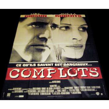 COMPLOTS Affiche de film 120x160 - 1997 - Mel Gibson, Richard Donner