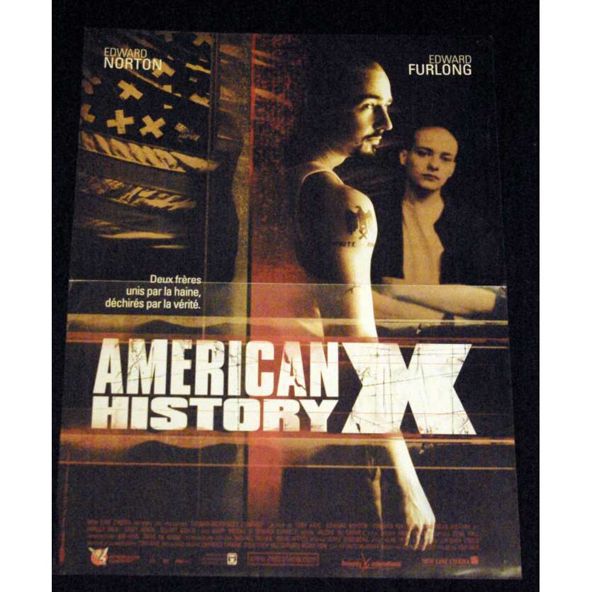 AMERICAN HISTORY X French Movie Poster 15x21- 1998 - Tony Kaye, Edward Norton