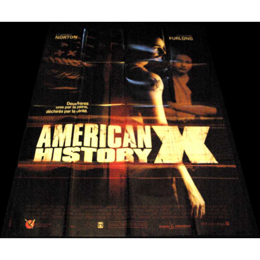 AMERICAN HISTORY X Affiche de film 120x160 - 1998 - Edward Norton, Tony Kaye