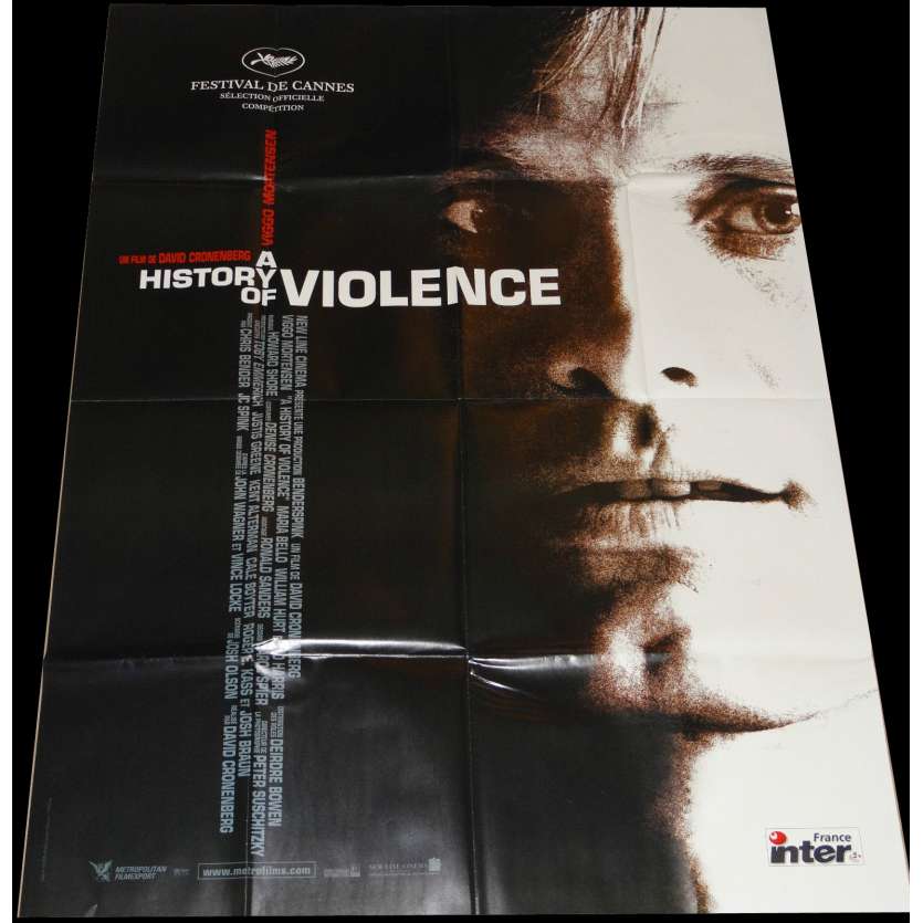 HISTORY OF VIOLENCE Affiche de film 120x160 - 2005 - Viggo Mortensen, David Cronenberg