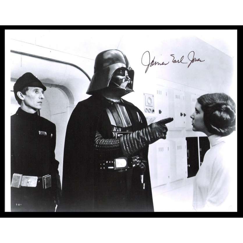 STAR WARS - A NEW HOPE US Signed Still  8x10 - 1977 - James Earl Jones, Darth Vader