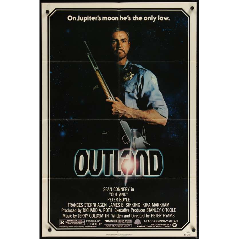 OUTLAND Affiche de film 69x104 - 1981 - Sean Connery, Peter Hyams