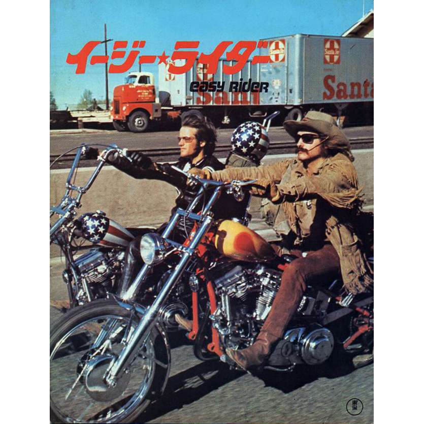 EASY RIDER Japanese Movie Program 9x12- 1969 - Dennis Hopper, Peter Fonda