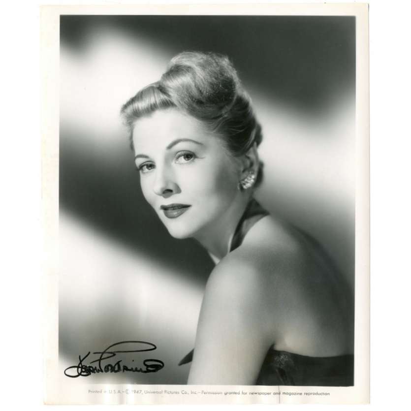 JOAN FONTAINE Original Signed Still  8x10 - 1947 -