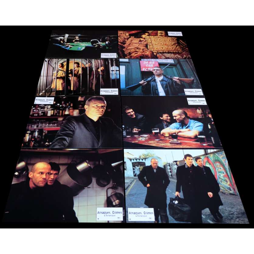 LOCK, STOCK AND TWO SMOKING BARRELS French Lobby Cards 9x12- 1998 - Guy Ritchie, Jason Statham