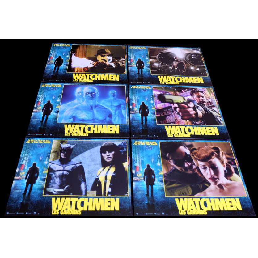 WATCHMEN French Lobby Cards  9x12- 2009 - Zack Snyder, Jackie Earle Haley