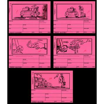 GHOSTBUSTERS Storyboard 6 21x30 - 1983 - Harold Ramis, Dan Aycroyd GHOSTBUSTERS Storyboard 6 21x30 - 1983 - Harold Ramis, Dan Aycroyd