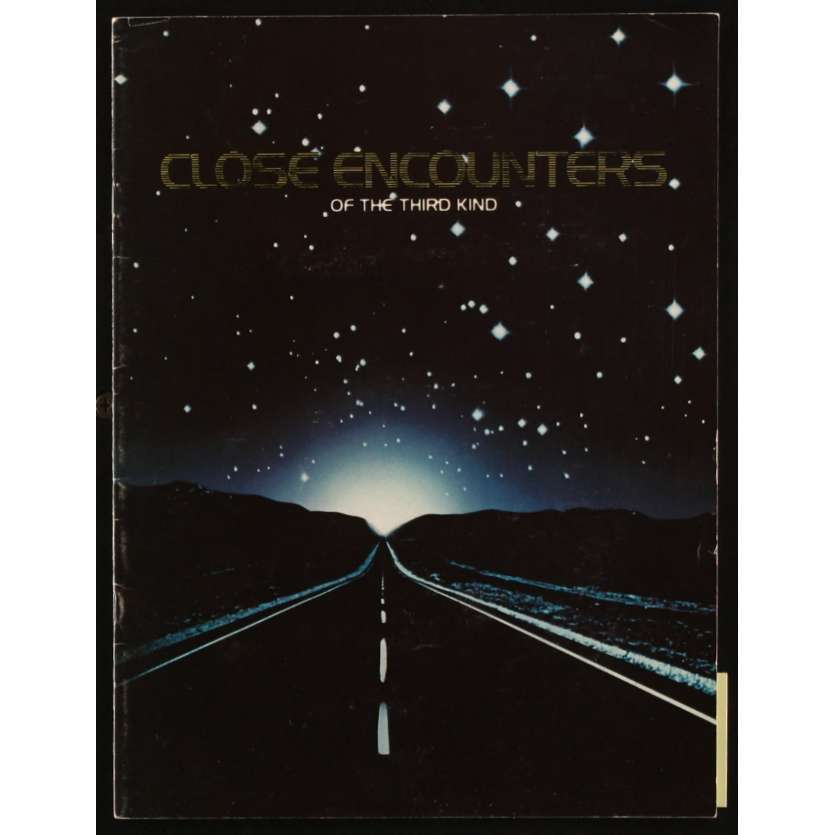 CLOSE ENCOUNTERS OF THE THIRD KIND US Souvenir Program  9x14, 24p - 1977 - Steven Spielberg, Richard Dreyfuss