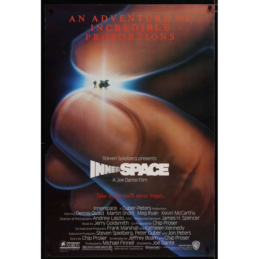 INNERSPACE US Movie Poster  27x40 - 1987 - Joe Dante, Dennis Quaid