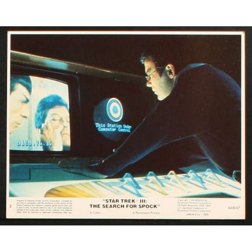 STAR TREK III Photo 2 20x25 - 1984 - Leonard Nimoy,