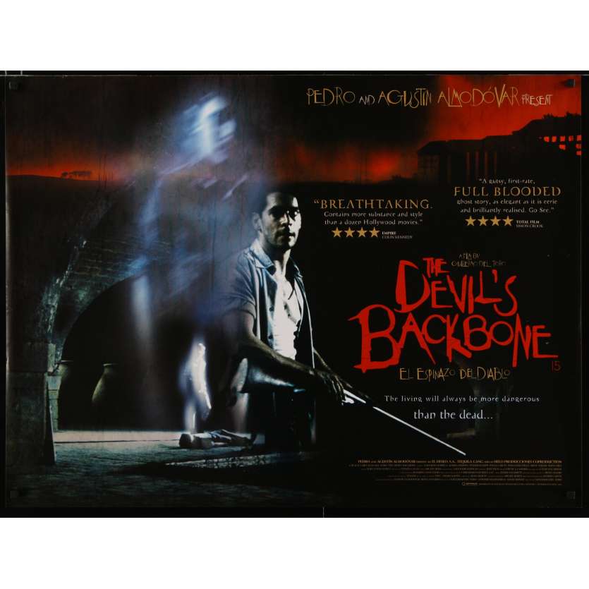 L'ECHINE DU DIABLE Affiche de film 76x102 - 2001 - Eduardo Noriega, Marisa Paredes, Guillermo Del Toro