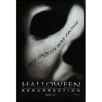 HALLOWEEN RESURRECTION Affiche de film 69x104 - 2002 - Jamie Lee Curtis, Rick Rosenthal