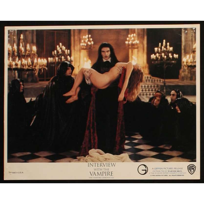 INTERVIEW WITH THE VAMPIRE US Lobby Card 1 11x14 - 1994 - Neil Jordan, Tom Cruise