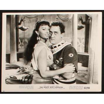 DEUX NUITS AVEC CLEOPATRE Photo de presse 3 20x25 - 1954 - Sophia Loren, Mario Mattoli