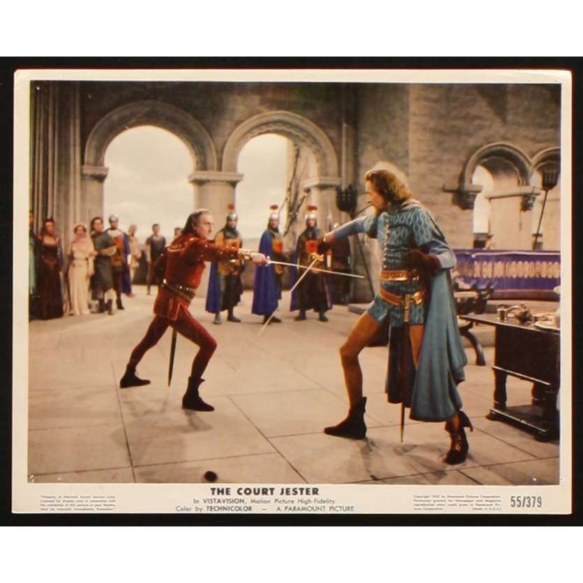 COURT JESTER US Lobby Card 2 8x10 - 1955 - Melvin Franck, Danny Kaye