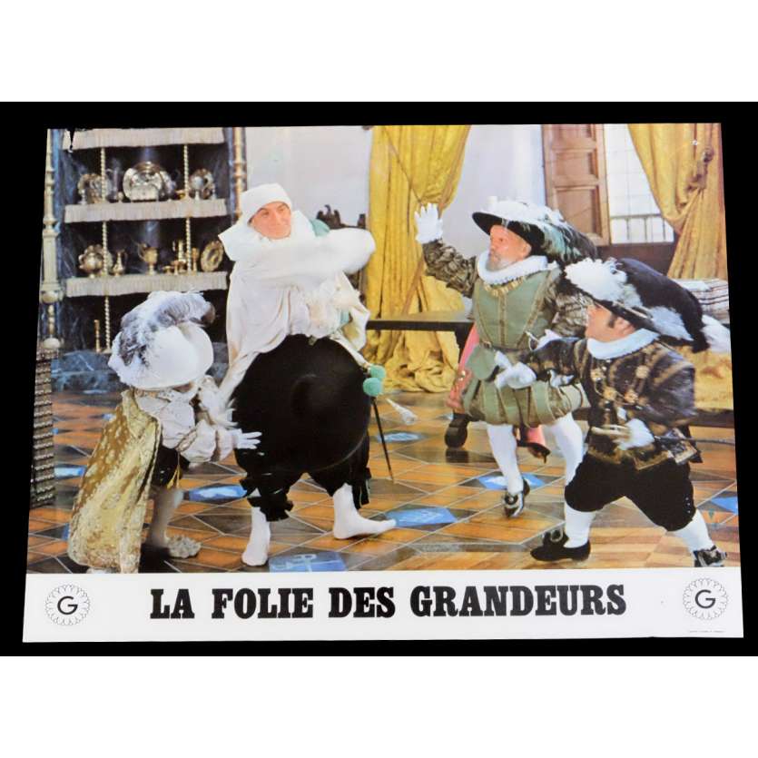 DELUSIONS OF GRANDEUR French Lobby Card 3 9x12 - 1971 - Gerard Oury, Louis de Funes