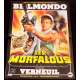 LES MORFALOUS Affiche de film 40x60 - 1984 - Jean-Paul Belmondo, Henri Verneuil