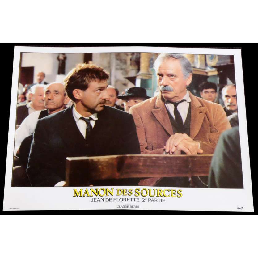 MANON DES SOURCES French Lobby Card 4 10x15 - 1986 - Claude Berri, Yves Montand