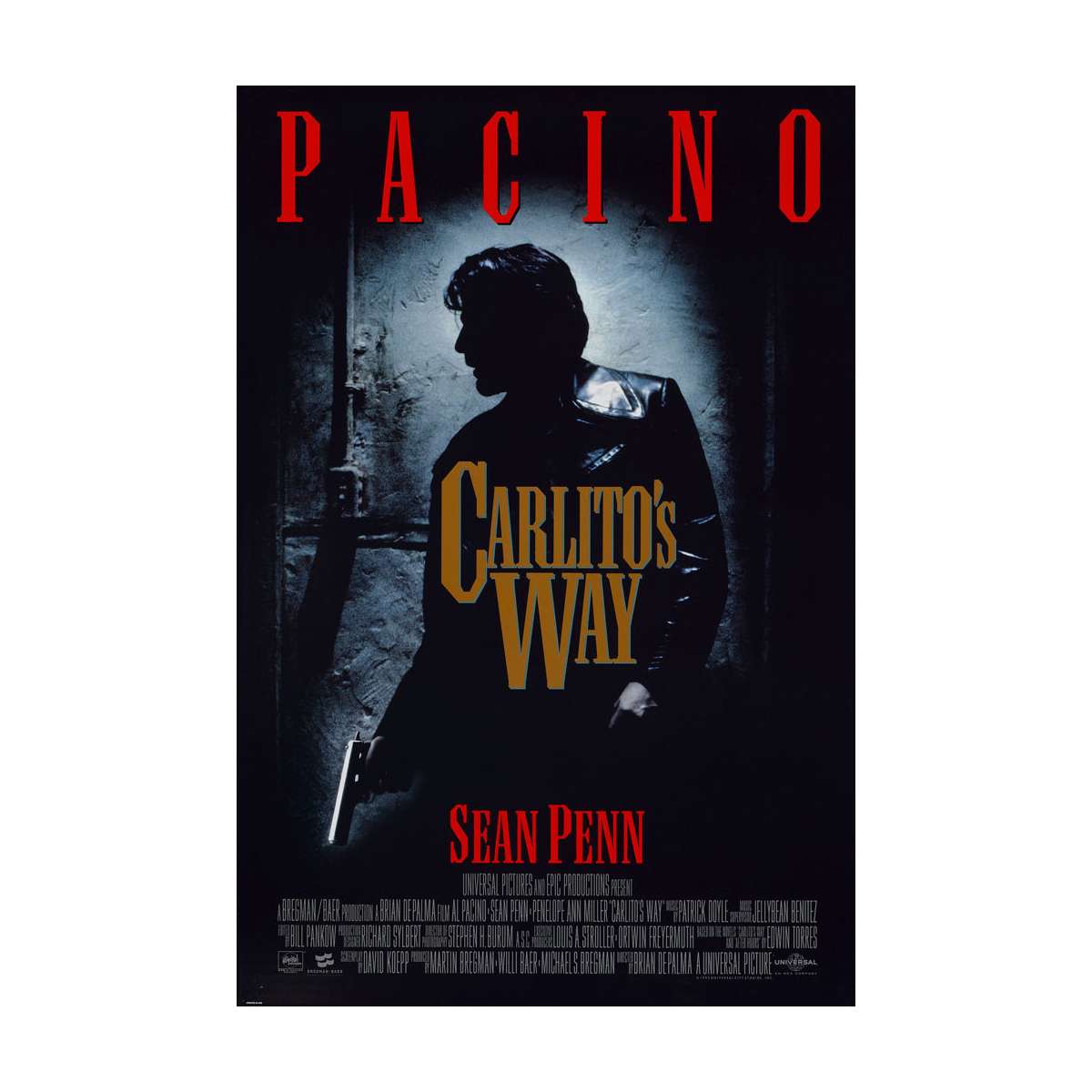 AL PACINO CARLITO'S WAY Movie Poster Fridge  Refrigerator Magnet 215MV 