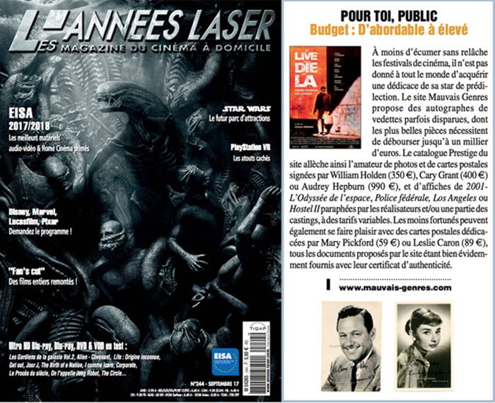 On parle de Mauvais genres dans Les années Laser 244