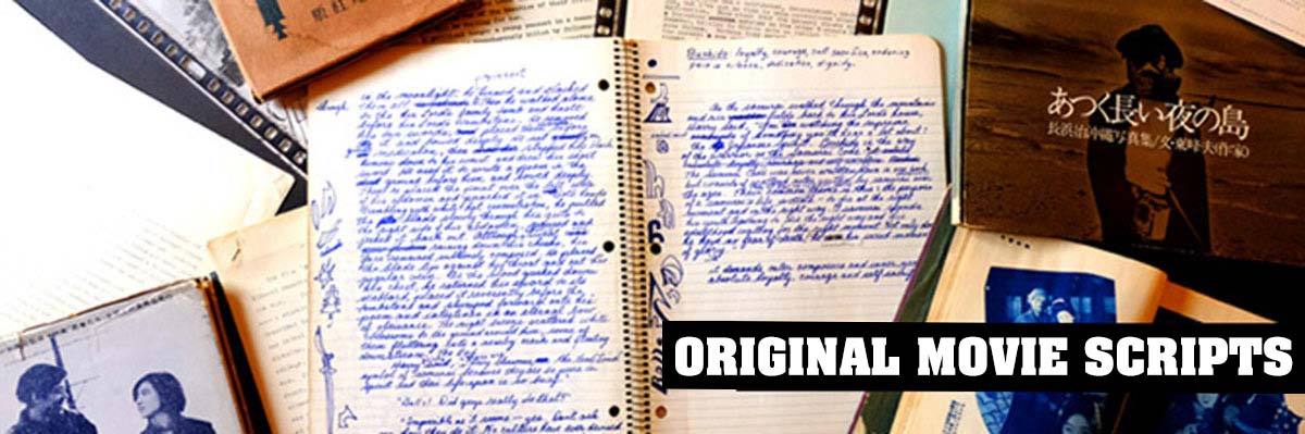 movie script collectible