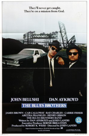 Affiche de film Blues Brothers de John Landis