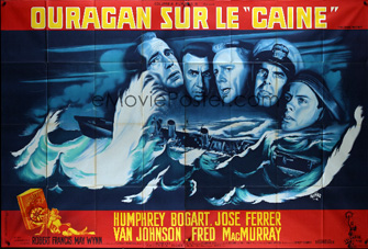 Affiche de Ouragan sur le Caine de René Péron