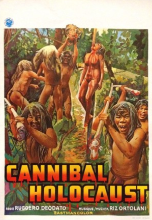 Affiche cinema de Cannibal Holocaust de Deodato