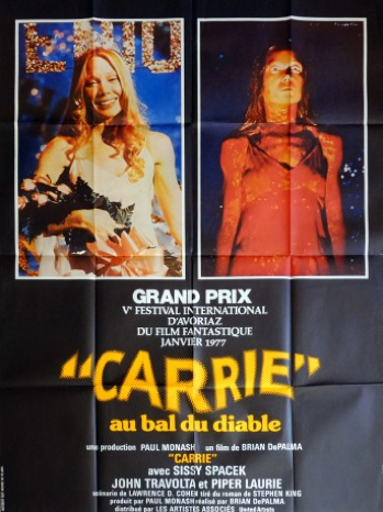 Affiche de film Carrie de John Carpenter