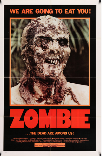 Affiche de l'enfer des Zombies de Fulci