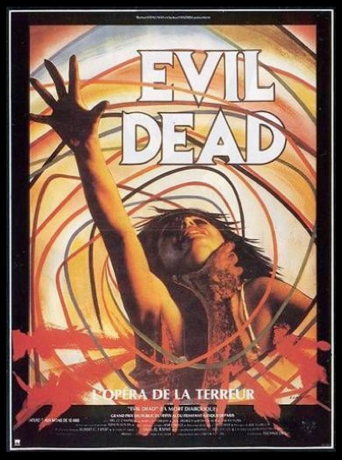 Affiche de film Evil Dead de Sam Raimi