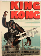 Affiche de King Kong de René Péron