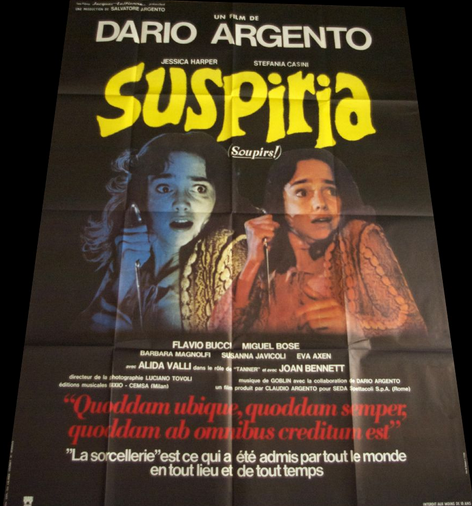 Affiche cinema originale française de Suspiria 